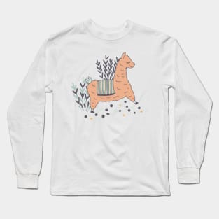 Sleepwalking Llama Long Sleeve T-Shirt